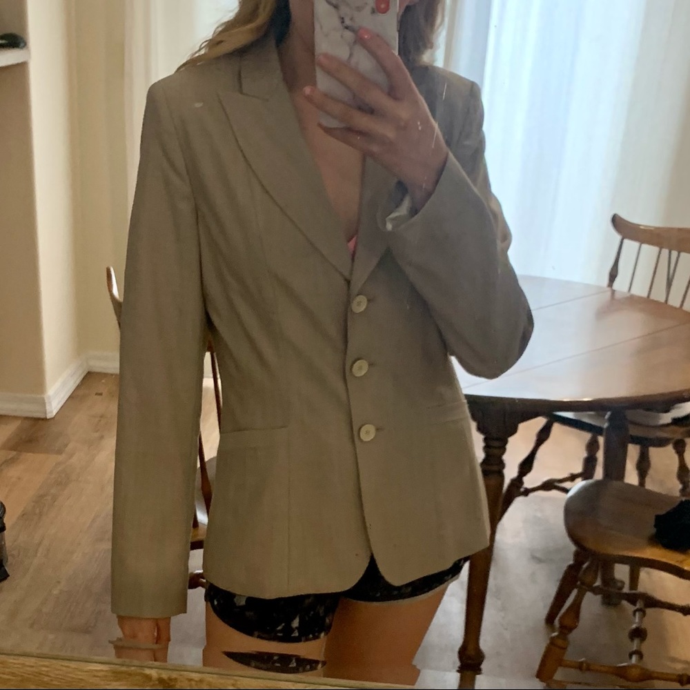 Virgen Wool Elie Tahari Blazer